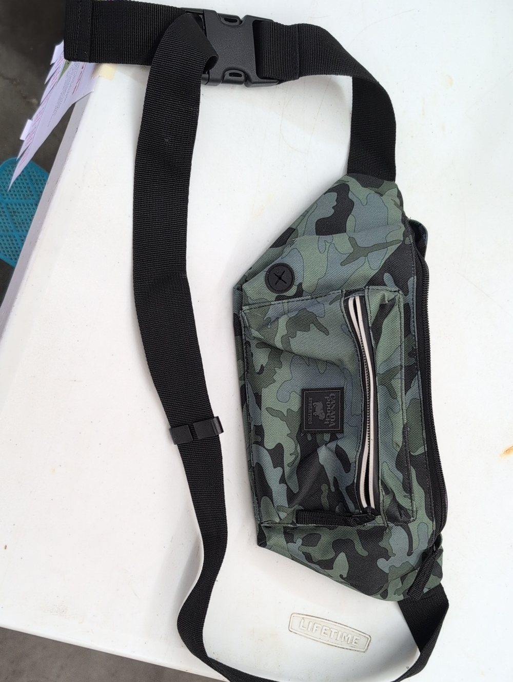 Camouflage Belt Bag - Green Camo